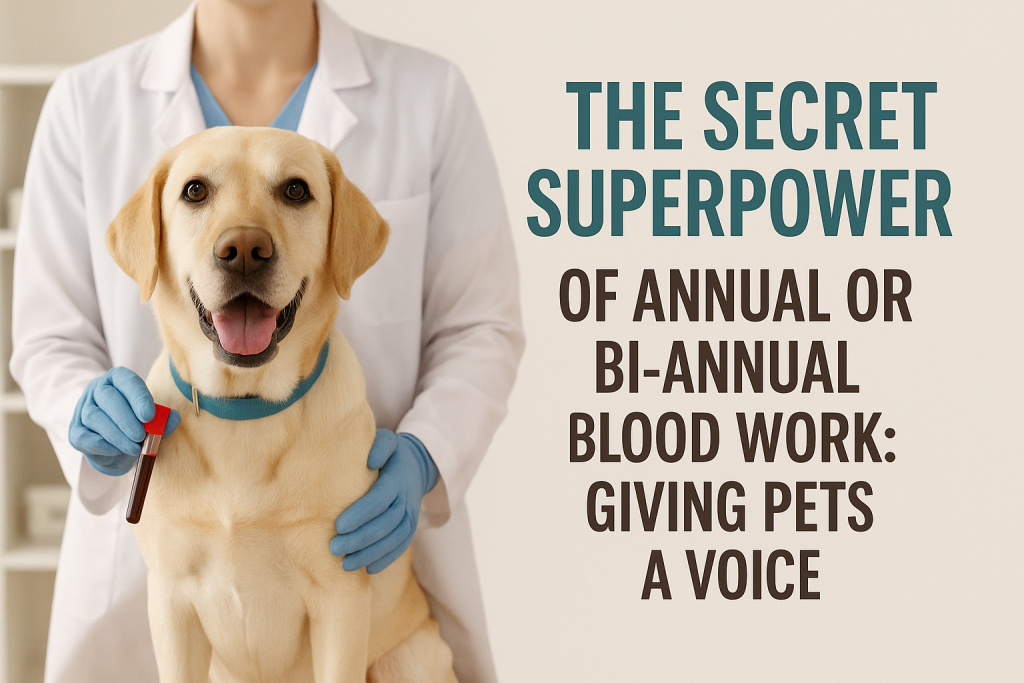 The Secret Superpower of Annual or Bi-annual Blood Work Giving Pets a Voice