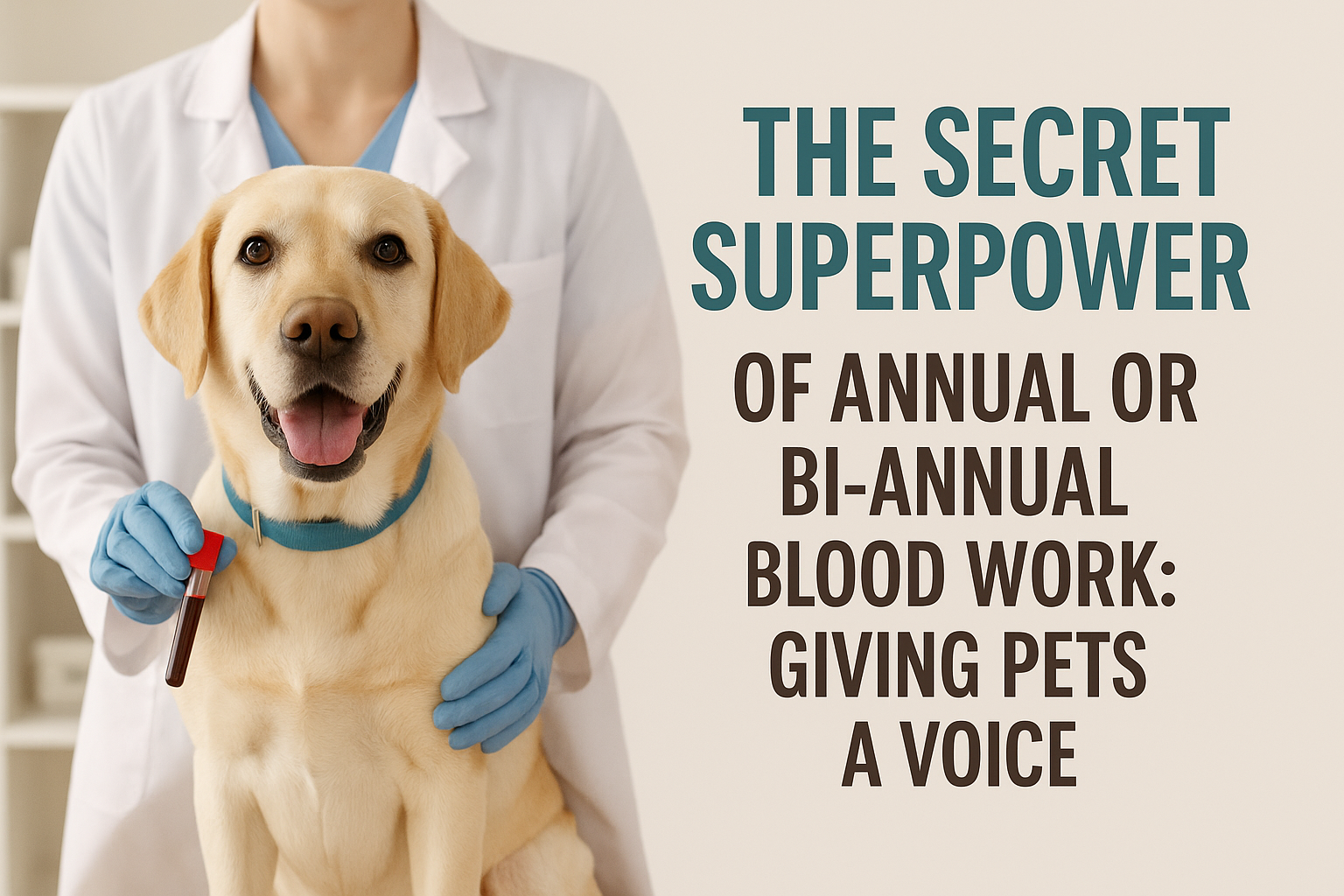 The Secret Superpower of Annual or Bi-annual Blood Work Giving Pets a Voice