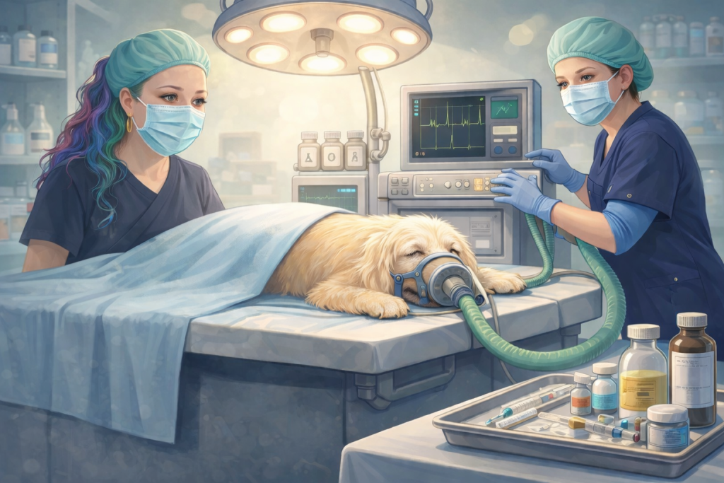 “Will My Pet Be Okay” — Understanding Anesthesia at the Vet